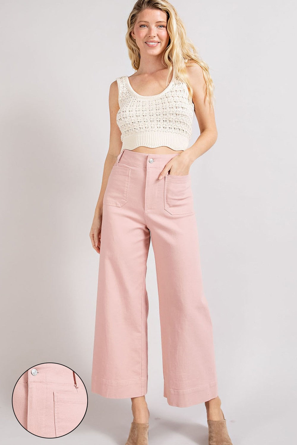 SOFT WASHED WIDE LEG PANTS-How Cute is That? Boutique