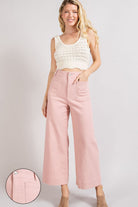 SOFT WASHED WIDE LEG PANTS-How Cute is That? Boutique