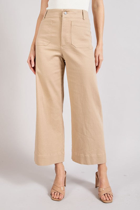 SOFT WASHED WIDE LEG PANTS-How Cute is That? Boutique