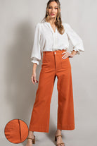 SOFT WASHED WIDE LEG PANTS-How Cute is That? Boutique
