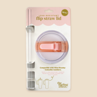 40 oz Lifestyle Flip Straw Lid-Pink-How Cute is That? Boutique