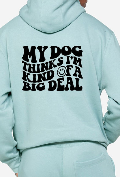 Dog Mom Dripping Smiley Hoodie Sweatshirt