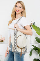Aztec Strap Clear Tote Bag-How Cute is That? Boutique