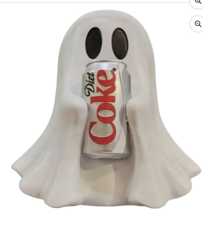 Cute Ghost holding a Diet Coke