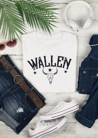 Wallen Longhorn Graphic Tee Shirt