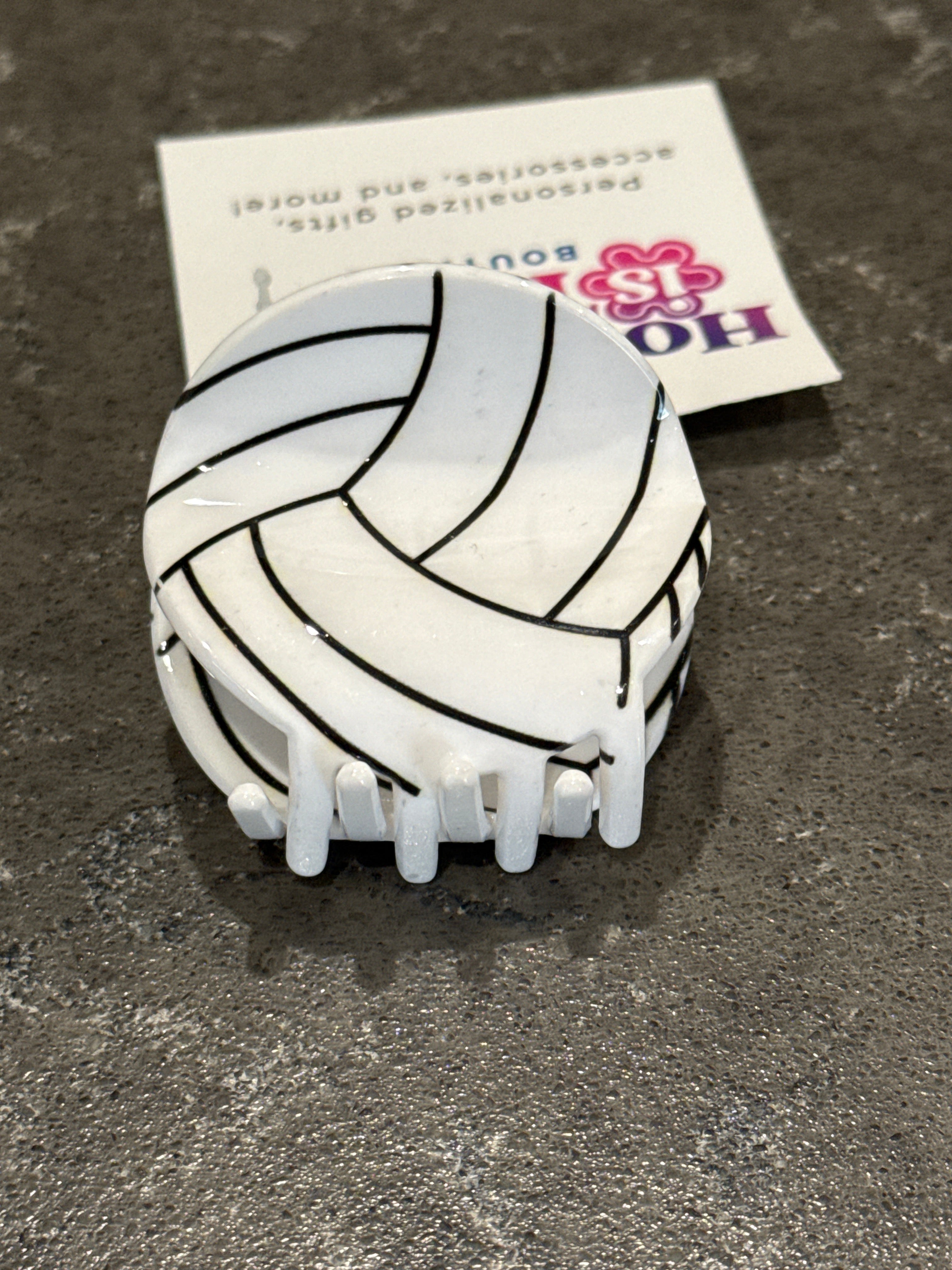 VOLLEYBALL HAIR CLAW-How Cute is That? Boutique
