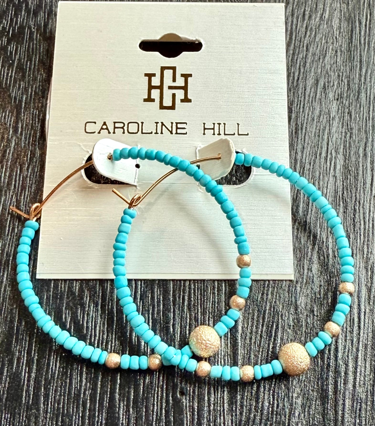 Maranda beaded Hoops-How Cute is That? Boutique