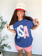 USA Picnic Comfort Colors Tshirt-How Cute is That? Boutique