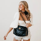 Surly Chain Shoulder Bag-How Cute is That? Boutique