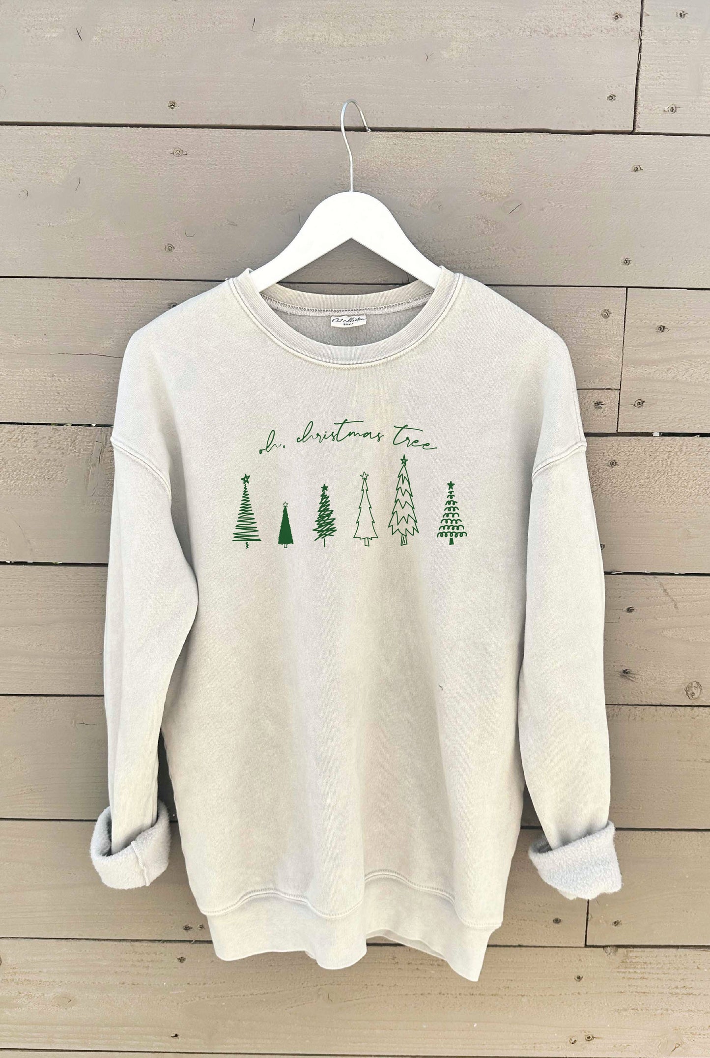 OH, CHRISTMAS TREE Mineral Graphic Sweatshirt