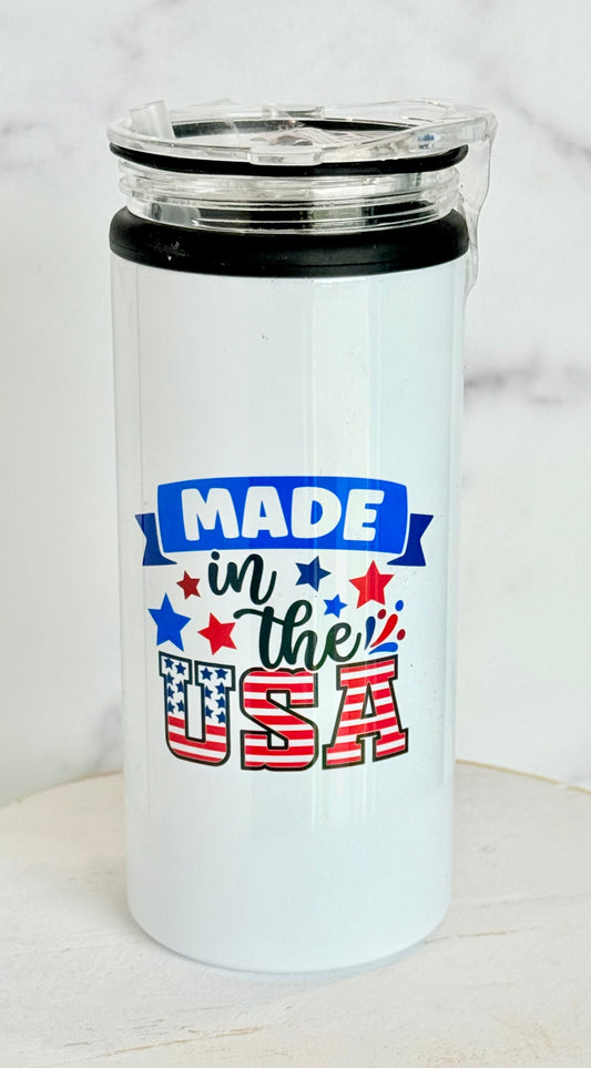 4th of july 3 in 1 SKINNY CAN COOLER