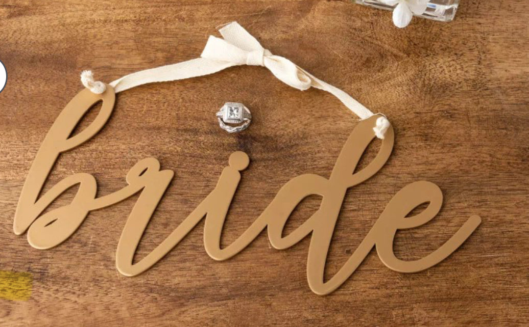 Bride Hanging Sign-How Cute is That? Boutique