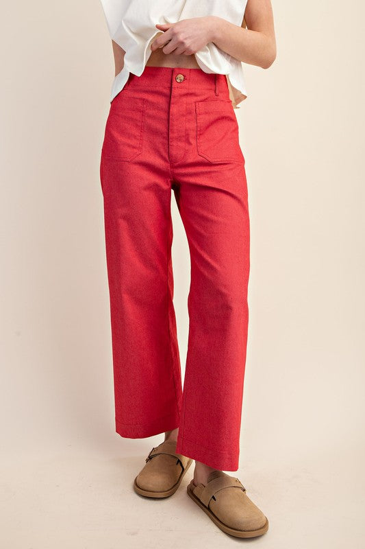 Ankle Cropped Pants