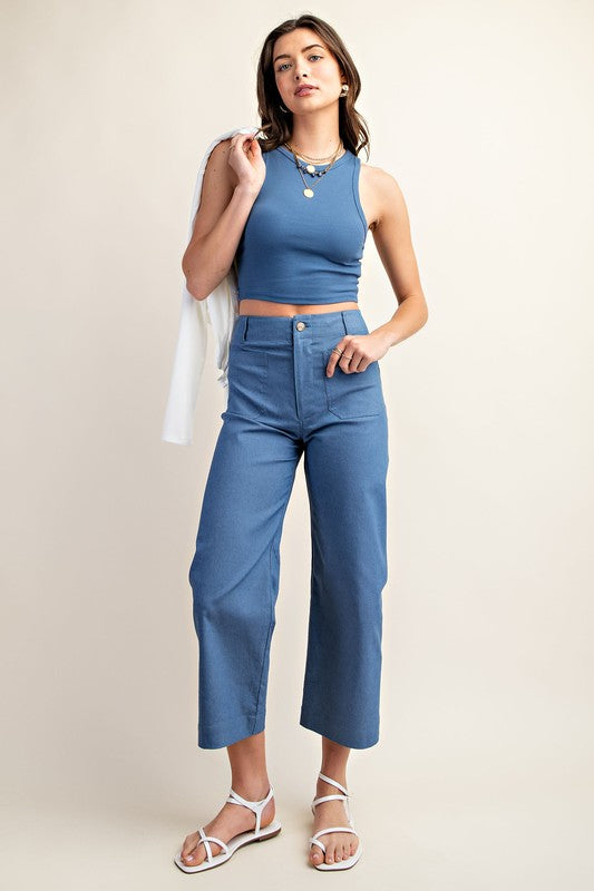 Ankle Cropped Pants-How Cute is That? Boutique