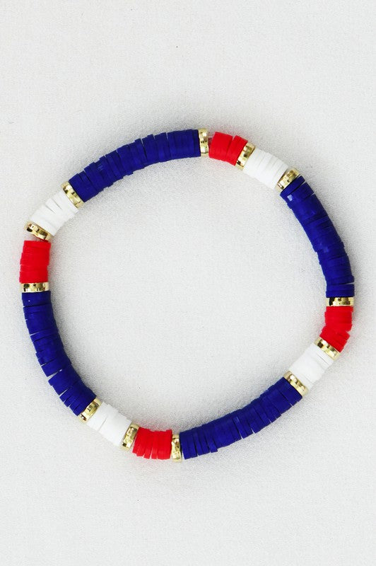 Americana Patriotic Sead Bracelet-How Cute is That? Boutique