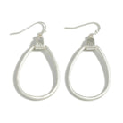 Metal Tone Tear Drop Earrings-How Cute is That? Boutique