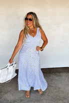 Blakeley Striped Dress-How Cute is That? Boutique