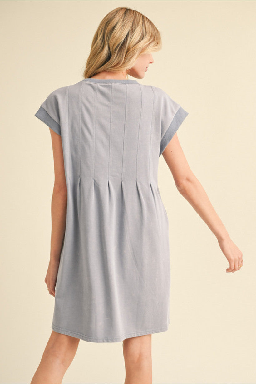 Solid U neck Dress-How Cute is That? Boutique