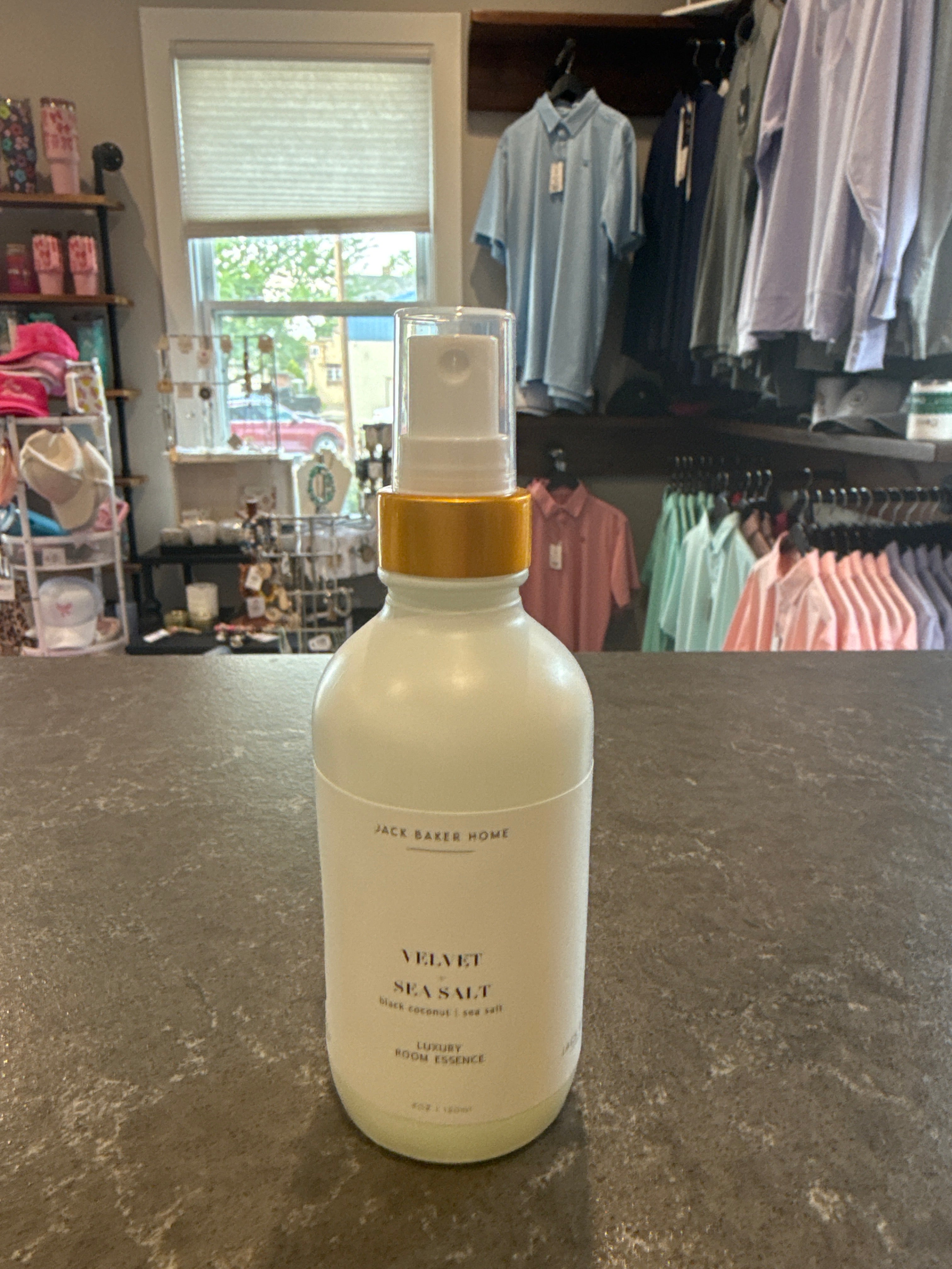 Jack Baker Home | Room Spray - Velvet Sea Salt 4 oz-How Cute is That? Boutique
