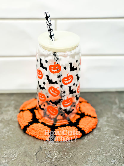 HALLOWEEN MUG RUG COASTERS