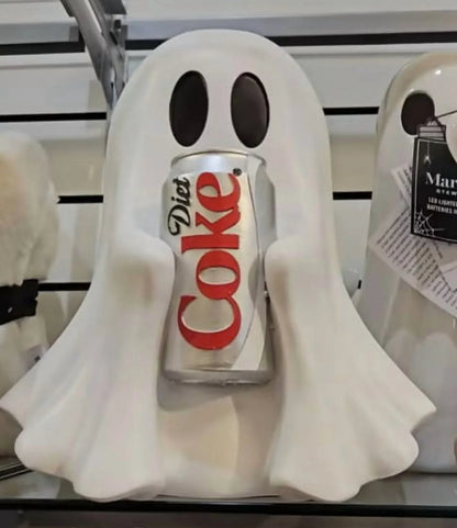 Cute Ghost holding a Diet Coke