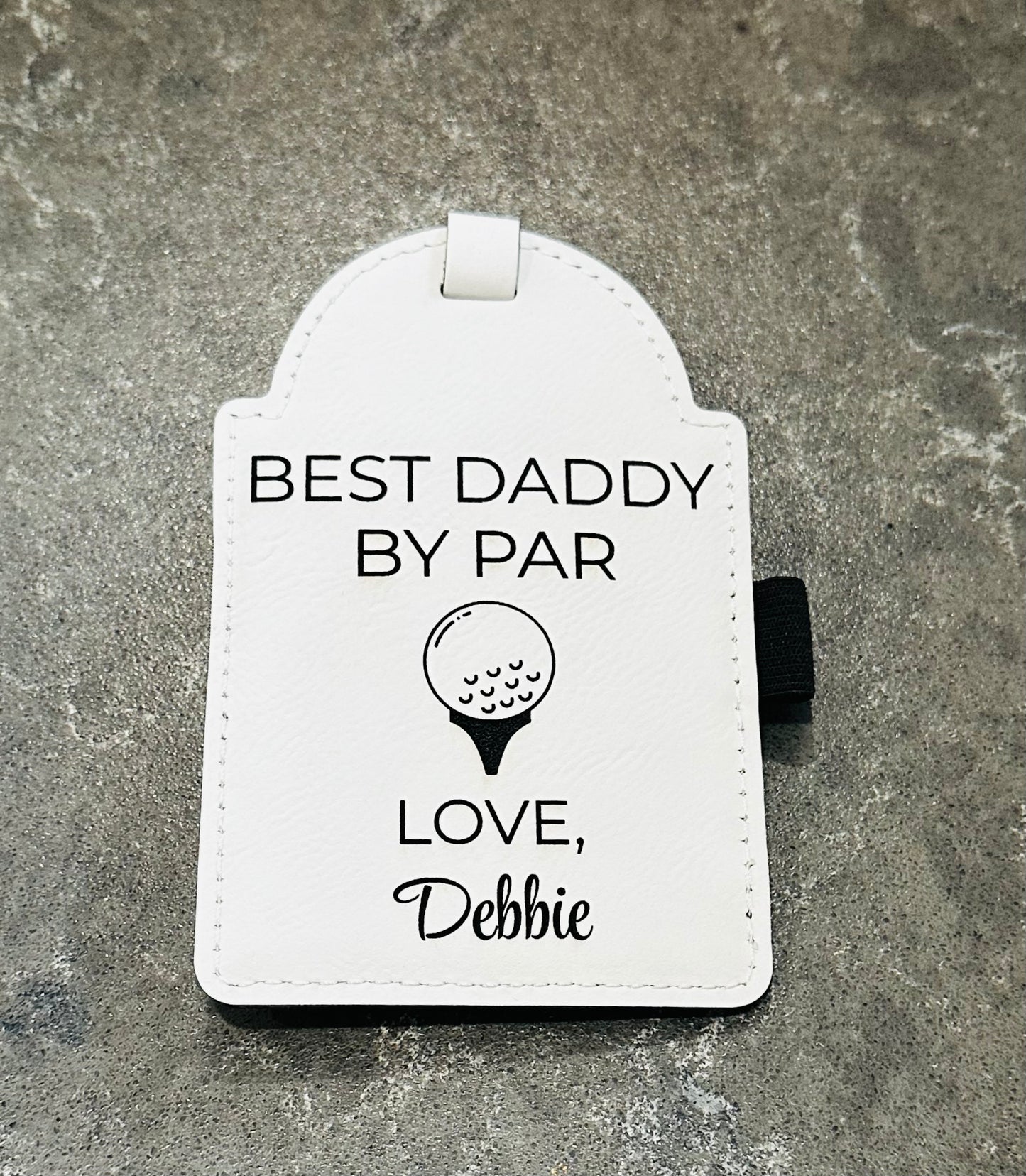 Personalized Golf Tee Holder Tag