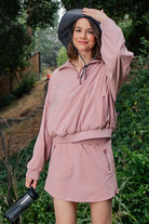 STRETCH WOVEN AND INNER FLEECE SHORT 2 IN 1 SKORT-How Cute is That? Boutique