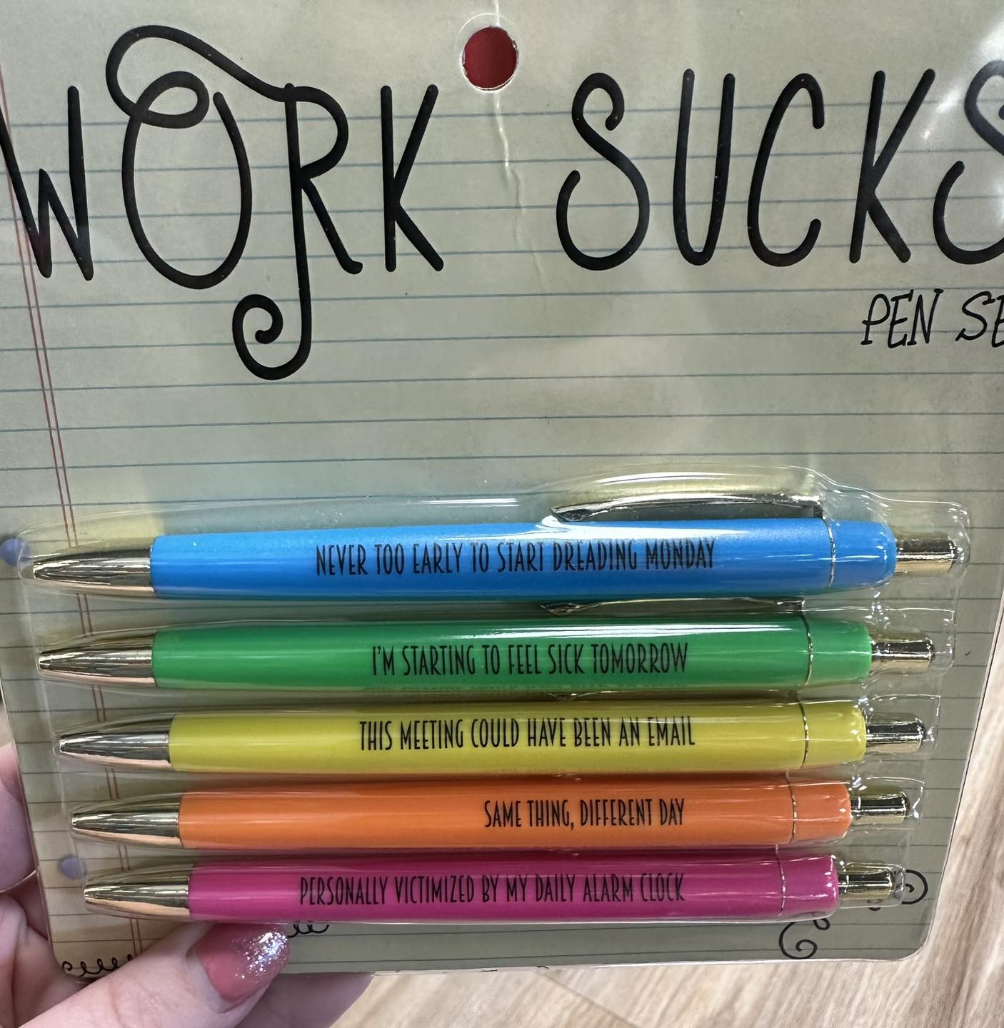 WORK SUCKS Pen Sets