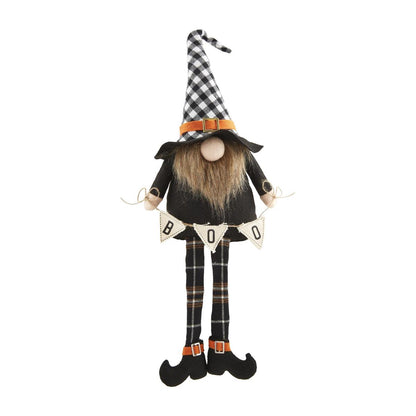 CHECKERED DANGLE LEG GNOME
