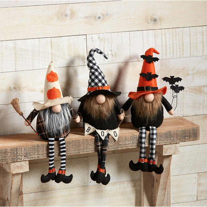 CHECKERED DANGLE LEG GNOME