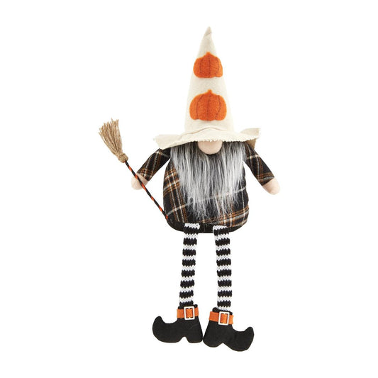 PUMPKIN DANGLE LEG GNOME small