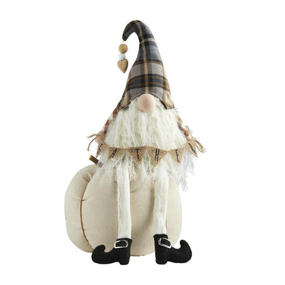 LARGE PUMPKIN DANGLE LEG GNOME