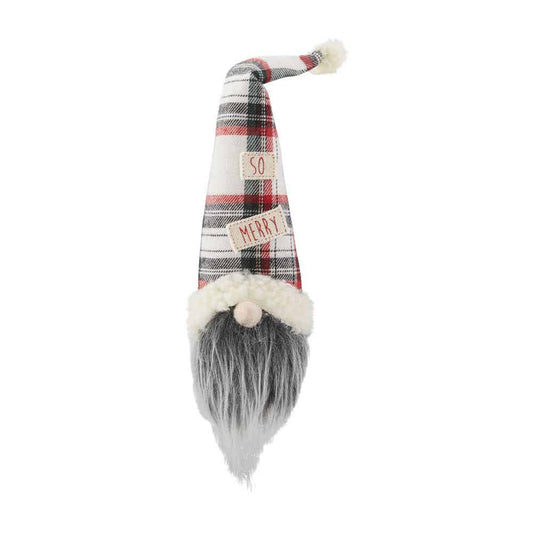 MERRY CHRISTMAS GNOME HAT ORNAMENT