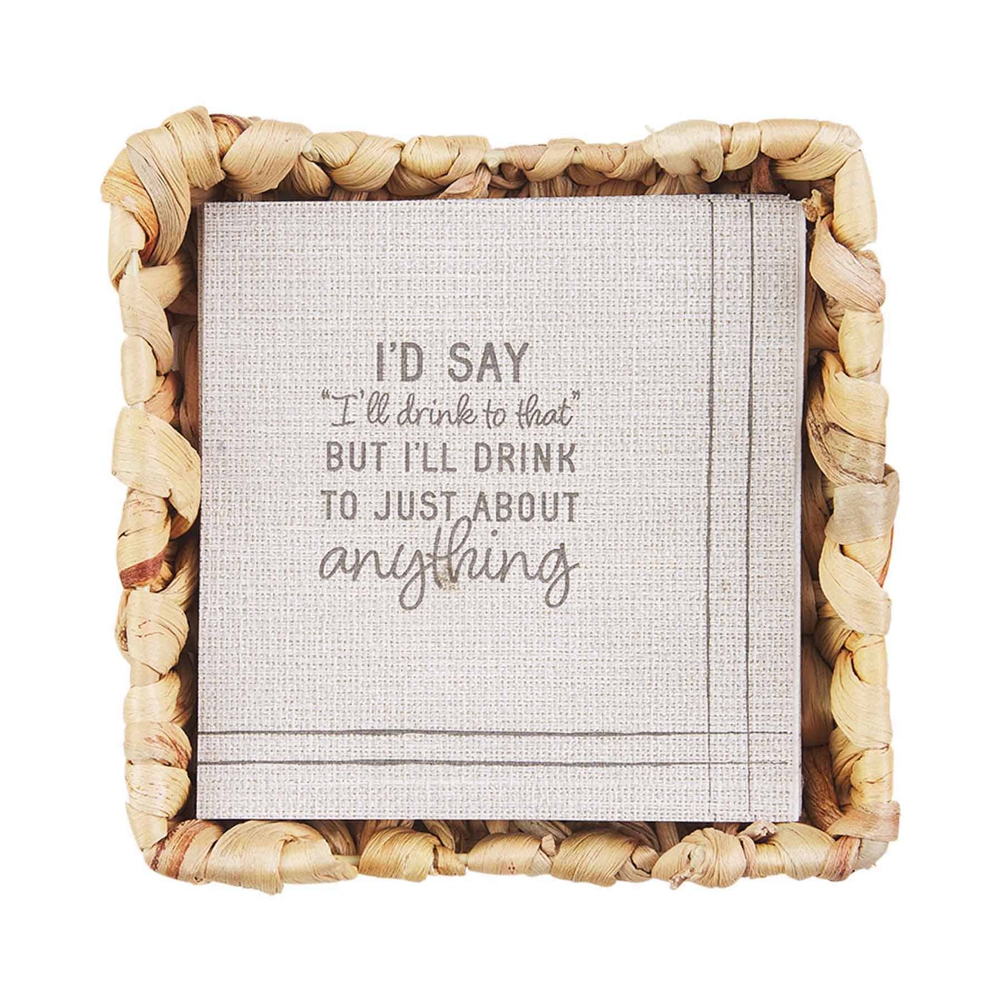 DRINK TO THAT COCKTAIL NAPKIN SET