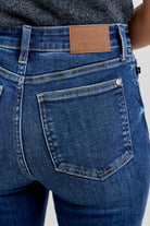 High Waist Trouser Flare Denim- PETITE-How Cute is That? Boutique