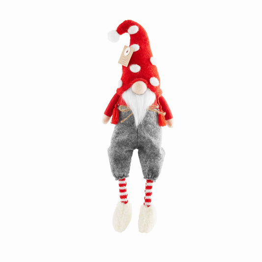 TROUSER CHRISTMAS GNOME red pom pom hat