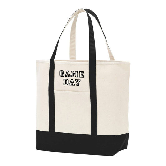 Game Day Black Everyday Tote