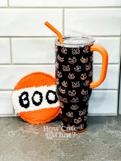 HALLOWEEN MUG RUG COASTERS