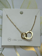 Joining Circles Necklace-waterproof-How Cute is That? Boutique