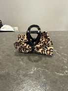 Leopard Bow Hair Claw small-How Cute is That? Boutique