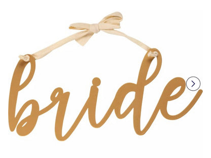 Bride Hanging Sign