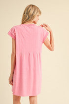 Solid U neck Dress-How Cute is That? Boutique