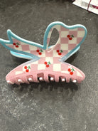 Cherries Bow Claw Clip-How Cute is That? Boutique