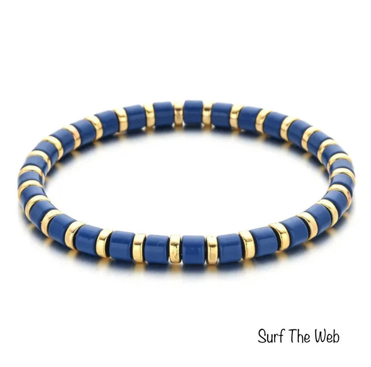 Enamel Beaded Charm Bar Bracelets-How Cute is That? Boutique