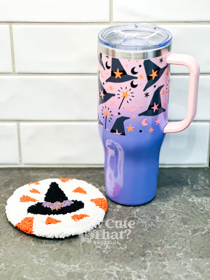 HALLOWEEN MUG RUG COASTERS
