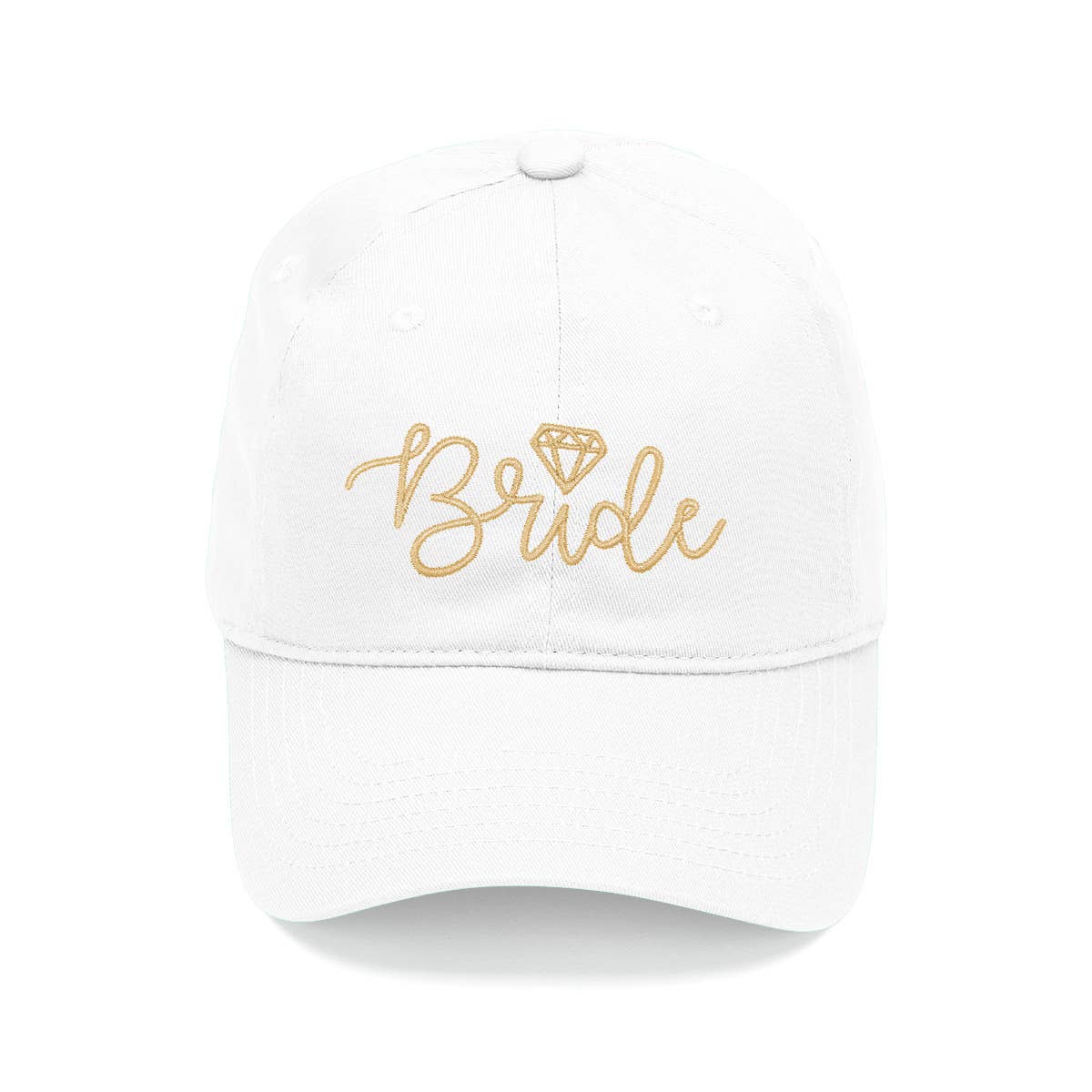 Gold Bride White Cap