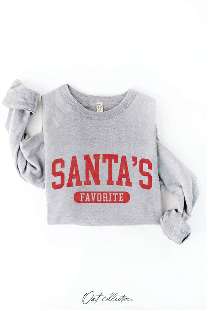 SANTA'S FAVORITE Graphic Sweatshirt