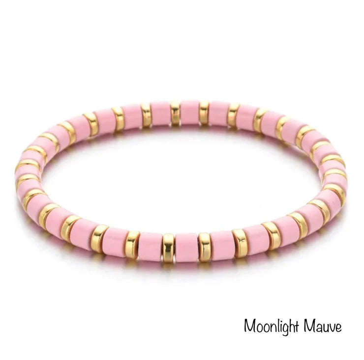 Enamel Beaded Charm Bar Bracelets-How Cute is That? Boutique