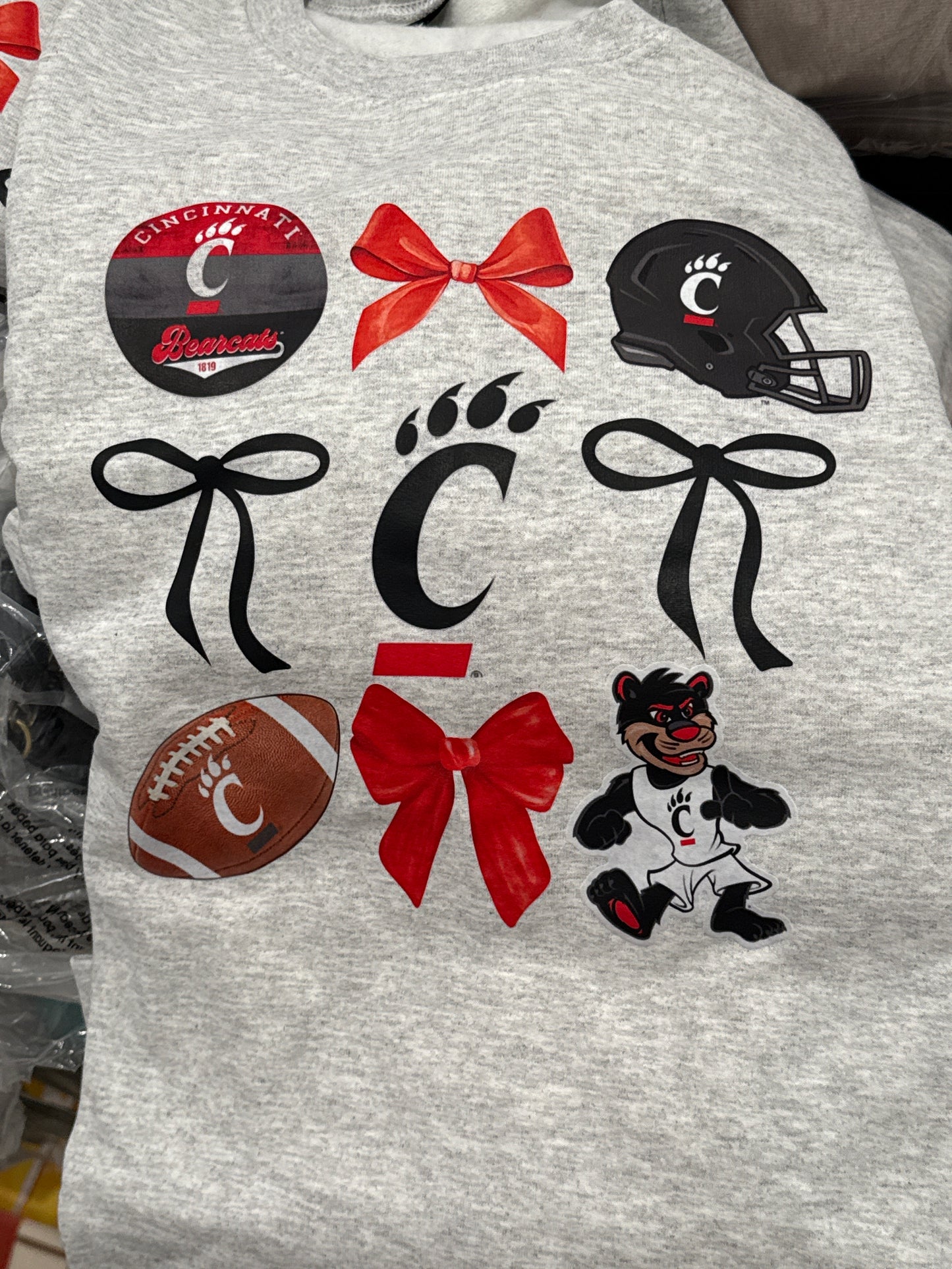 Bearcats and Bows sweatshirt