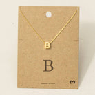 Initial Pendant Necklace-How Cute is That? Boutique